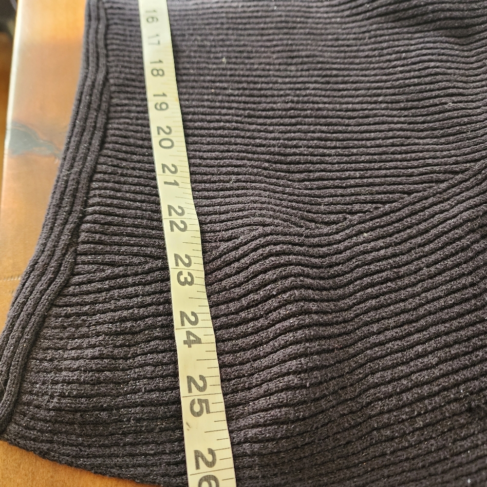 Alfani Black Sparkle Cowl Neck Women's  Sweater Size M - Picture 6 of 6